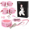 Generique Coffret Bdsm lace Light 8 Pièces Rose